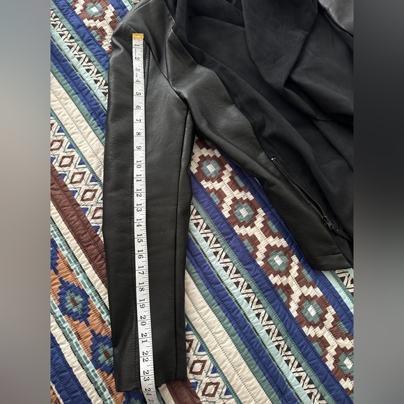 Leather jacket black / S M - Picture 9 of 10